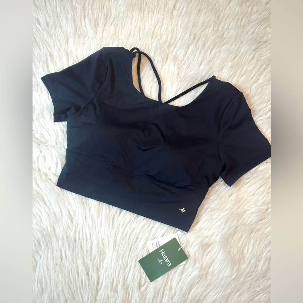 HALARA Black Women's Crop Top